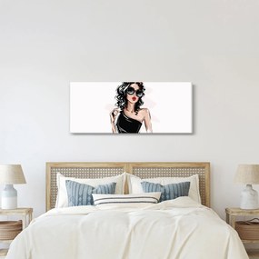 Tablou - Femeie de modă (120x50 cm)