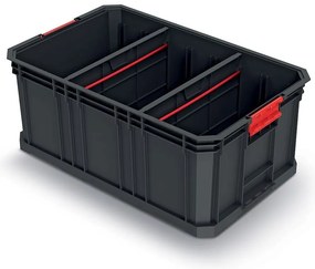 Cutie transport C, 52 x 32,9 x 21 cm, compartimentari, negru