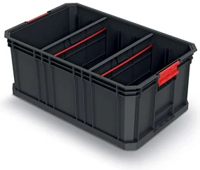 Cutie transport C, 52 x 32,9 x 21 cm, compartimentari, negru
