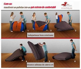 Fotoliu King Size, Material Textil - Good Old News