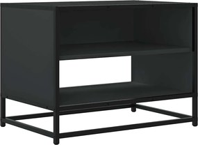 vidaXL Dulap TV, negru, 61x40x46 cm, lemn prelucrat și metal
