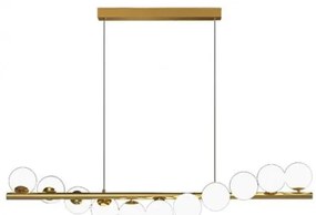 Lustra LED Pendul Elit's Imala, 14Abajururi, bec G9 Gold