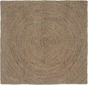 vidaXL Covoare de zonă Pătrat Gri 120 x 120 cm Iută