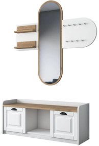 Mobilier Hol Vosiku 3 (alb + Nuc) . 1093953