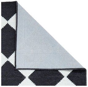 Covor alb-negru lavabil 80x150 cm Lyna Charcoal&amp;White – Think Rugs