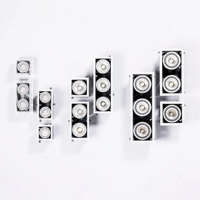 Spot LED incastrabil MINI COLIN-1 White recessed CRI95 18-25W 2700K 20°