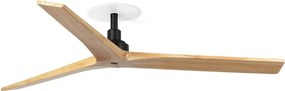 Ventilator incastrat tavan cu telecomanda KLIM M 125cm, negru/ pin