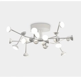 Plafoniera, Lustra aplicata LED design modern ADN alb Small