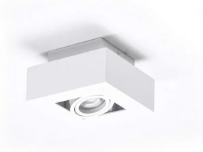Spot aplicat directionabil de tavan/plafon NIKEA 1 GU10 alb