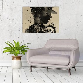 Tablou - Femeie de jazz (70x50 cm)