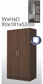 Dormitor GLOBAL3721 - wenghe