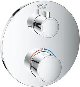 Grohe Grohtherm baterie cadă-duș ascuns cu termostat StarLight Chrome 24077000