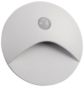 Kanlux 39123 - Lampă LED pentru trepte cu senzor EXIN, 2,5W/230V, 3000K, IP65, alb, rotund