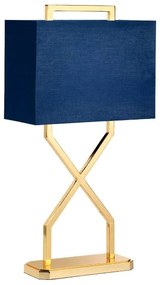 Lampă de masă Elstead CROSS-TL CROSS 1xE27/60W/230V auriu/albastru