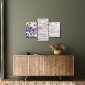 Tablou - Liliac pe lemn (90x60 cm)