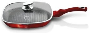 RESIGILAT - Tigaie grill cu capac 28 cm Berlinger Haus Burgundy Metalic Line BH 1613N