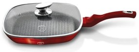 RESIGILAT - Tigaie grill cu capac 28 cm Berlinger Haus Burgundy Metalic Line BH 1613N