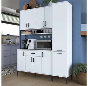 Dulap de bucătărie Jenaretta 34 (alb + negru). 1106574