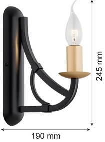 Aplică LORENZO 1xE14/7W/230V Argon 8355