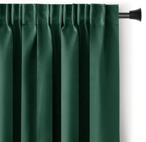 Draperie groasă blackout RESTILO verde închis 140 x 245 cm 1 buc
