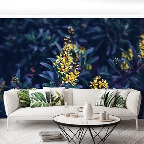 Fototapet galben Flori