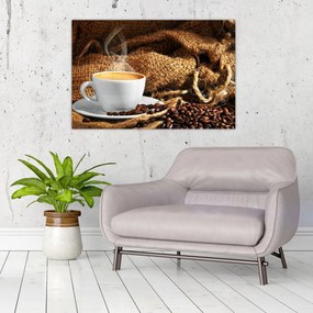 Tablou - O ceașcă de cafea (90x60 cm)