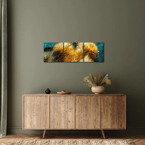 Tablou - Îngerii sărutăndu-se (cu ceas) (90x30 cm)
