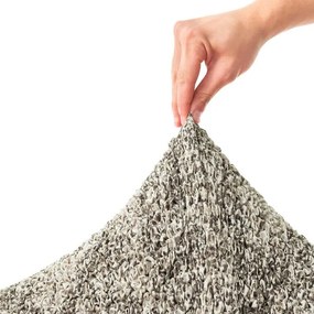Gaico Huse bielastice MARMO bej canapea cu otoman dreapta (l. 170 - 300 cm)
