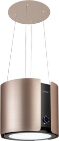 Klarstein Skyfall, hota insula, Ø 45 cm, recirculare, 413 m³ / h, LED, auriu