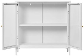 Vitrină albă din metal 80x80 cm Dalby – House Nordic