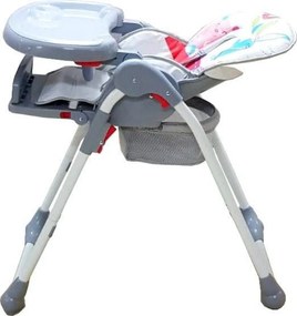 Scaun de masa pentru copii si bebe Baby Care™ CC reglabil in 3 trepte,pliabil, centura de siguranta, sezut comfortabil, masuta detasabila, pozitie