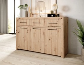 Comoda cu trei usi, 150x47x102 cm, JANEZ, ADRK Furniture