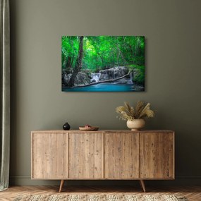 Tablou - Cascada Erawan, Kanchanaburi, Thailanda (90x60 cm)
