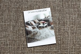 Covor sisal Floorlux cerc 20401 Cadru taupe si şampanie