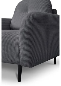 Fotoliu tapițat CLOUDY, gri