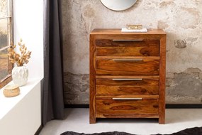 Comoda cu 4 sertare din lemn masiv PURE 100cm