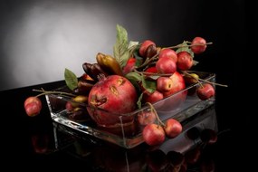 Aranjament floral mediu decor festiv design LUX POMEGRANATE