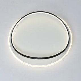 Plafonieră LED HALO, 38W, 230V, Ø 50 cm, negru