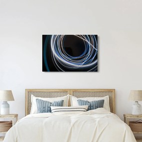 Tabloul cu linii albastre (90x60 cm)