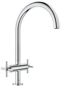 Baterie bucatarie Grohe Atrio crom dubla comanda