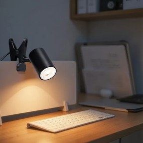 Immax NEO 08291L - Lampă cu clemă PUNTO 1xGU10/9W/230V neagră