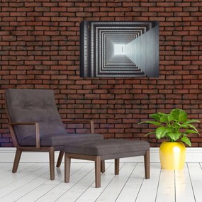 Tablou - Vedere din interiorul clădirii (70x50 cm)