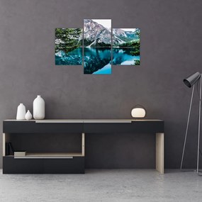 Tablou - Lac în Alpi (90x60 cm)