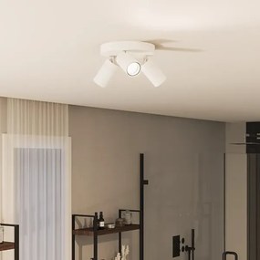 Spot pentru baie Philips IDRIS 3xGU10/5W/230V IP44 alb