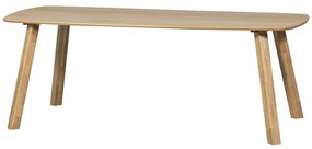 Masă de dining din lemn de stejar 100x180 cm Tablo – WOOOD