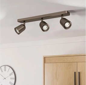 Eglo 901951 - Corp de iluminat tip spot CAMALDOLI, 3x GU10/10W/230V, bronz