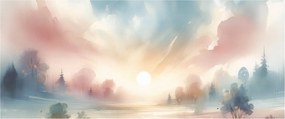 Tablou - Peisaj elegant (120x50 cm)