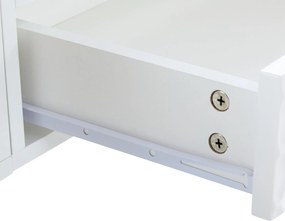 Suport TV modern cu model fagure, multiple funcții de depozitare, 180x40x41 cm, Alb