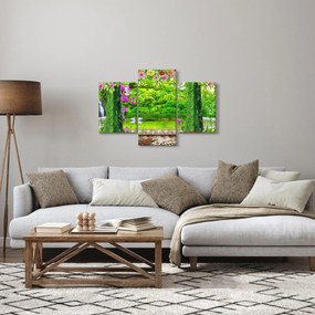 Tablou - Grădina magică cu lebede (90x60 cm)