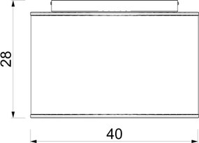 Plafonieră ARDEN 3xE27/15W/230V, Ø 40 cm, bej/maro